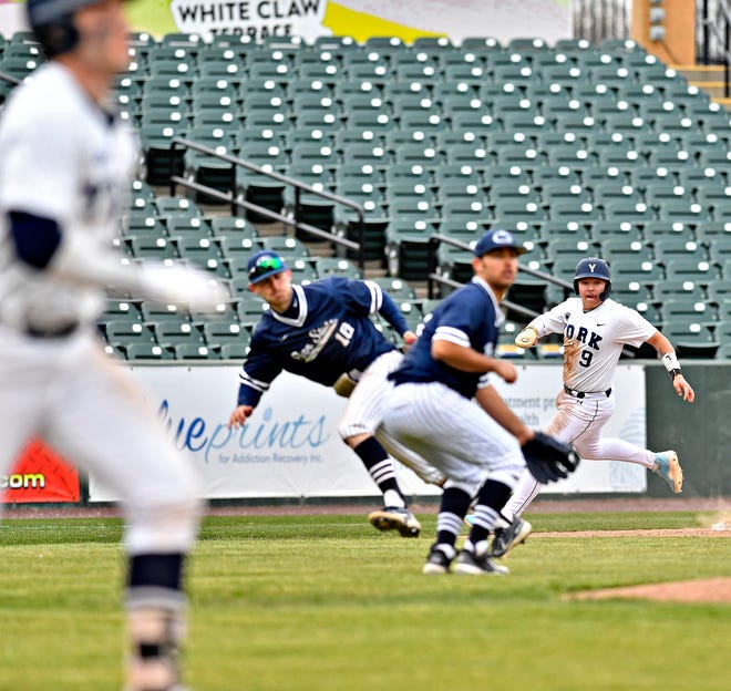 Penn State York vs. Penn State Scranton during baseball action at WellSpan Park in York City, Friday, March 22, 2024. Penn State York would win the first game in the afternoon doubleheader 4-1. (Dawn J. Sagert/The York Dispatch)
