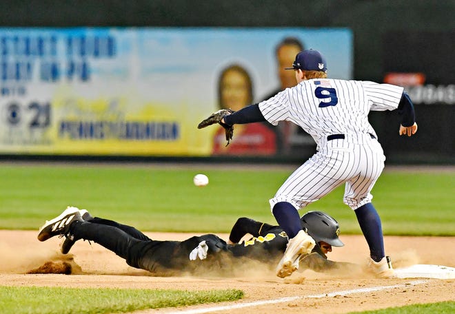 Red Lion vs. Dallastown during the Crushing Cancer baseball fundraising event at WellSpan Park in York City, Friday, April 12, 2024. (Dawn J. Sagert/The York Dispatch)